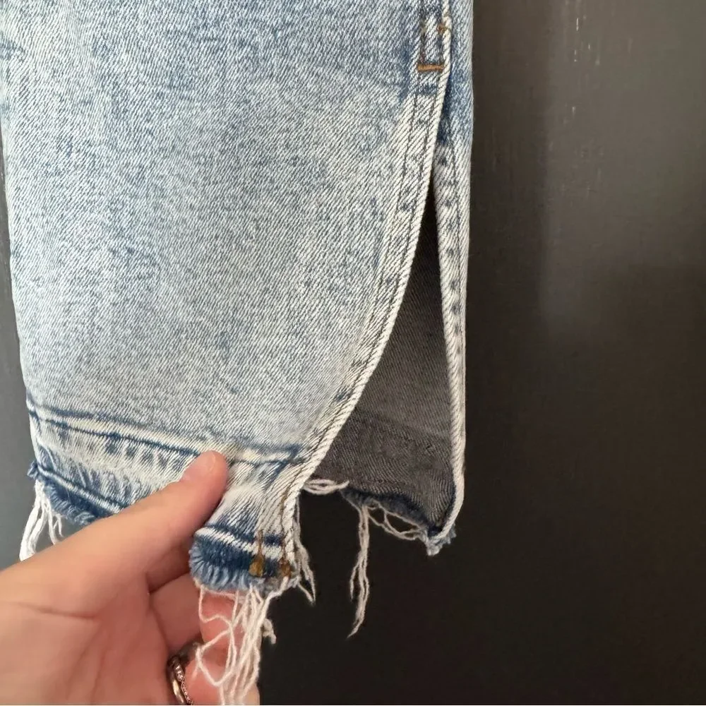RE/DONE 70S HIGH RISE SKINNY BOOT JEAN in SKID sz 30